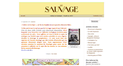 Desktop Screenshot of lesauvage.org
