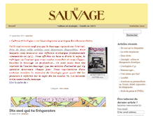 Tablet Screenshot of lesauvage.org